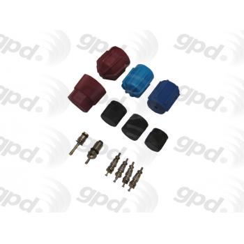 Global Parts Distributors 1311567 - A/C System Valve Core and Cap Kit Global Parts Distributors 1311567 A/C System Valve Core and Cap Kit product image 1 of 1
