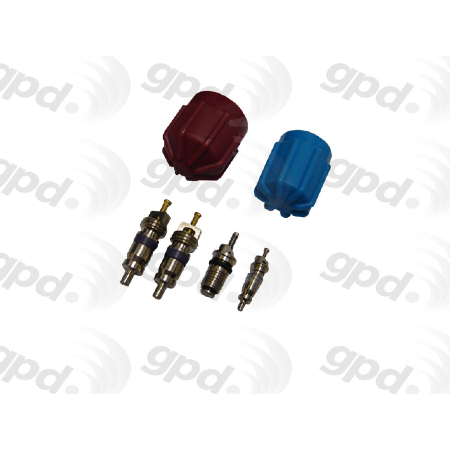 Global Parts Distributors 1311574 - A/C System Valve Core and Cap Kit Global Parts Distributors 1311574 A/C System Valve Core and Cap Kit product image 1 of 1