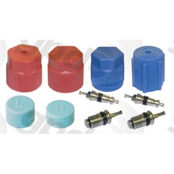 Global Parts Distributors 1311575 - A/C System Valve Core and Cap Kit Global Parts Distributors 1311575 A/C System Valve Core and Cap Kit product image 1 of 1