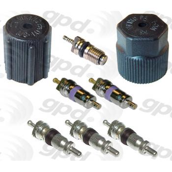 Global Parts Distributors 1311683 - A/C System Valve Core and Cap Kit Global Parts Distributors 1311683 A/C System Valve Core and Cap Kit product image 1 of 1