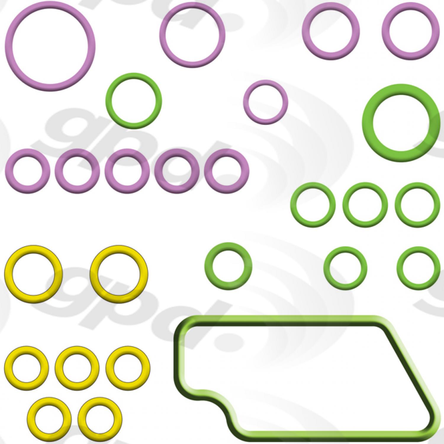 Global Parts Distributors 1321411 A/C System O-Ring and Gasket Kit product image 1 of 1