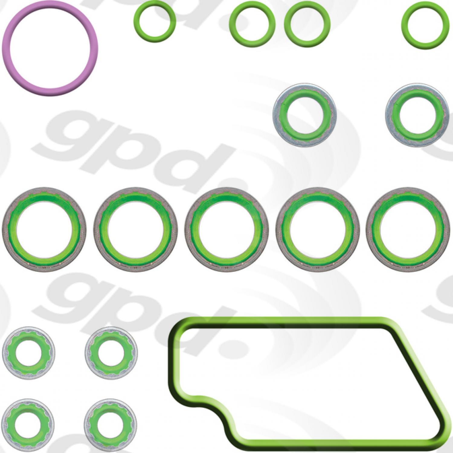 Global Parts Distributors 1321412 A/C System O-Ring and Gasket Kit product image 1 of 1