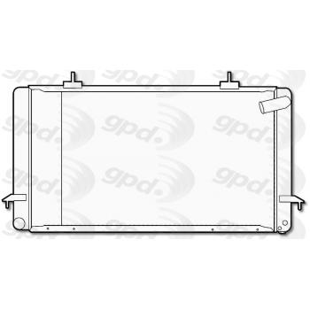 Global Parts Distributors 1382 Radiator product image 1 of 1