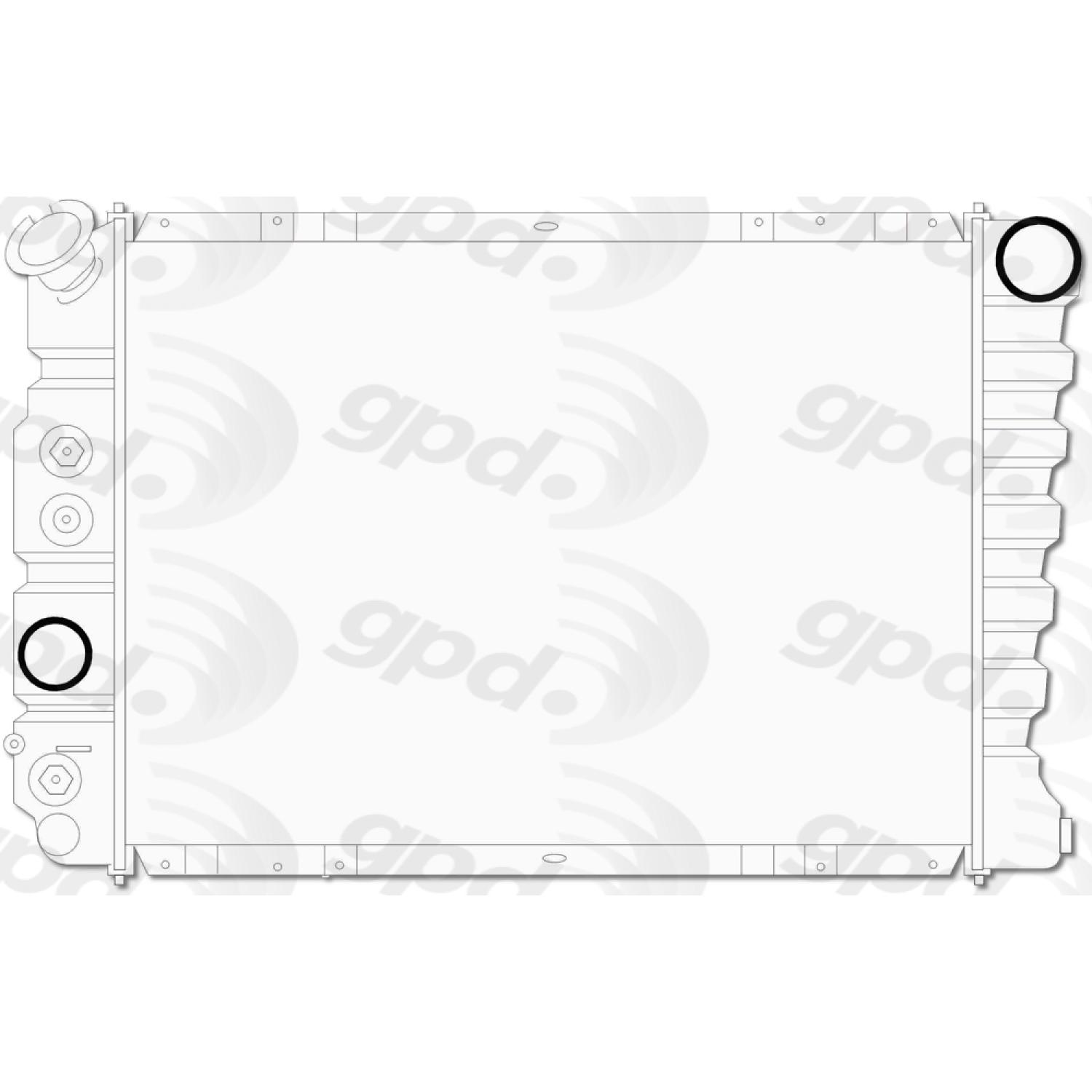 Global Parts Distributors 1385 - Radiator Global Parts Distributors 1385 Radiator product image 1 of 1