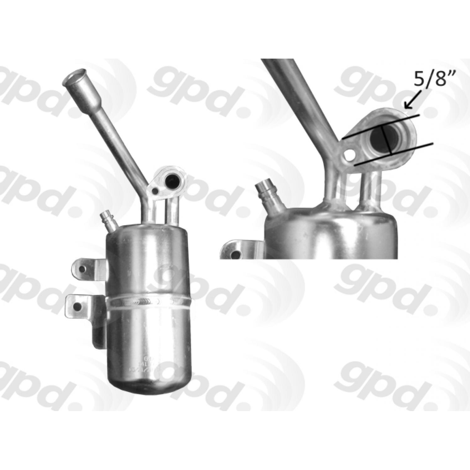 Global Parts Distributors 1411664 A/C Accumulator product image 1 of 1