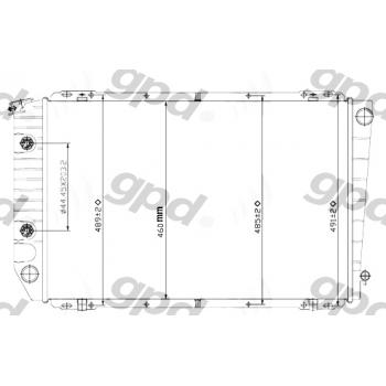 Global Parts Distributors 1478 Radiator product image 1 of 1