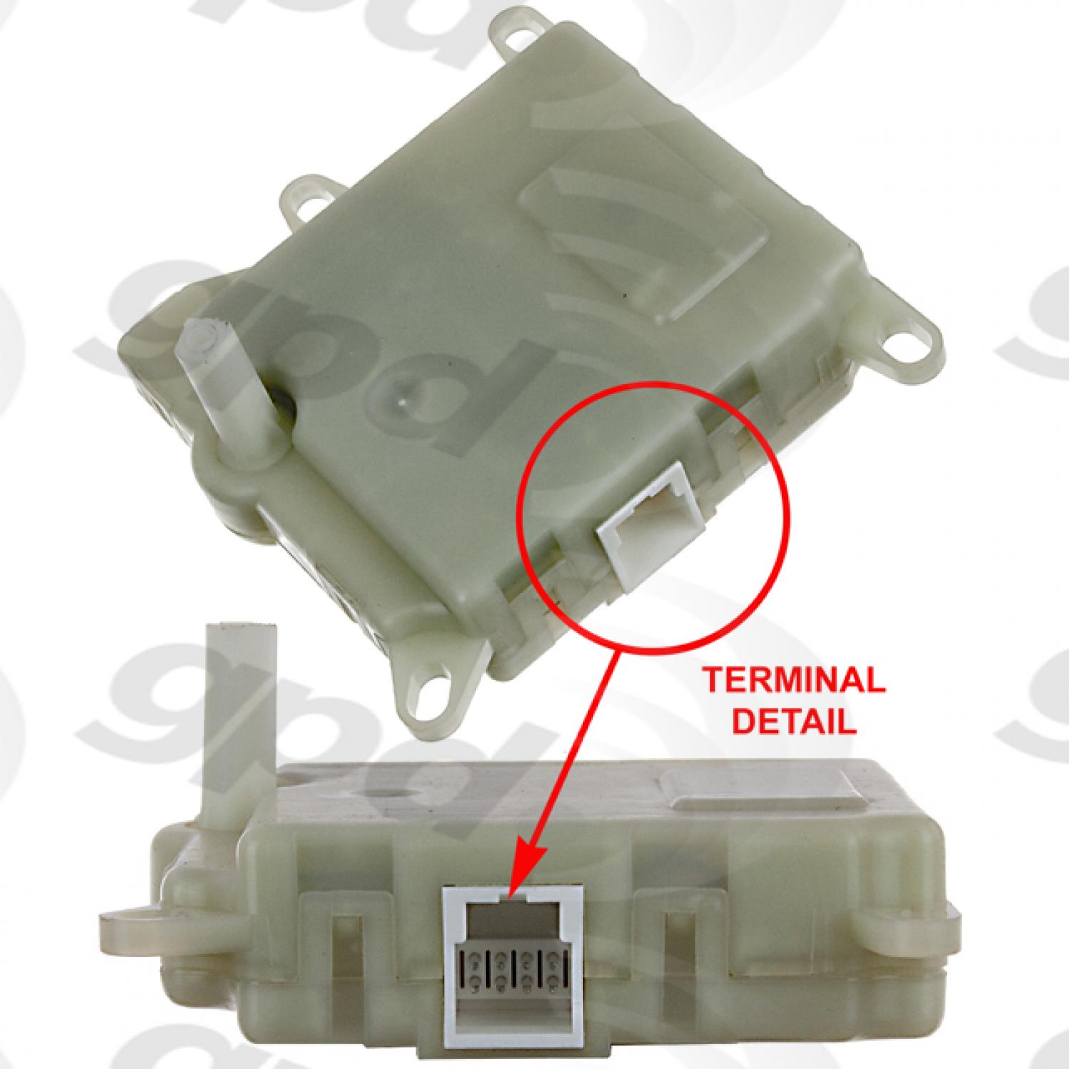 Global Parts Distributors 1711894 HVAC Heater Blend Door Actuator product image 1 of 1
