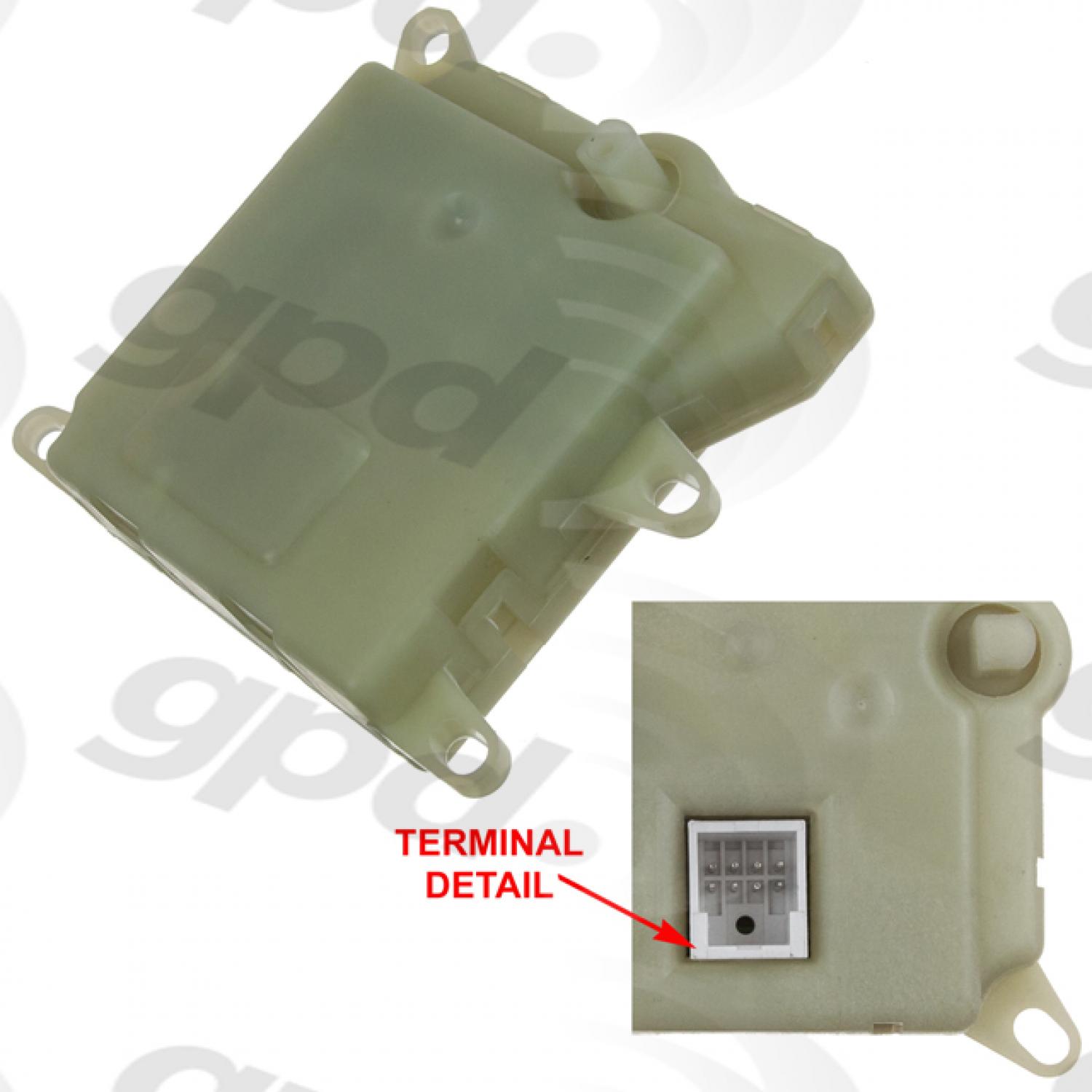 Global Parts Distributors 1711897 HVAC Heater Blend Door Actuator product image 1 of 1