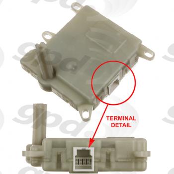 Global Parts Distributors 1711905 - HVAC Heater Blend Door Actuator Global Parts Distributors 1711905 HVAC Heater Blend Door Actuator product image 1 of 1