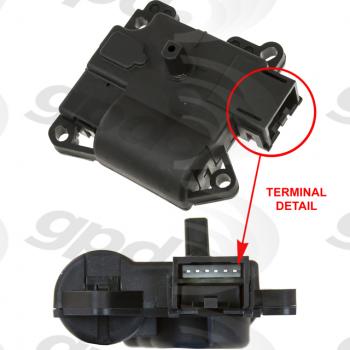 Global Parts Distributors 1711910 HVAC Heater Blend Door Actuator product image 1 of 1