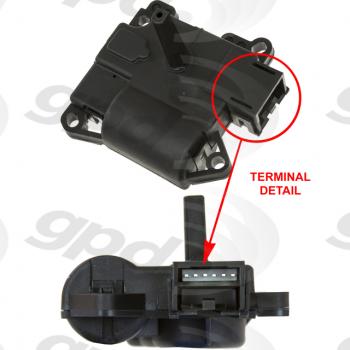 Global Parts Distributors 1711914 HVAC Heater Blend Door Actuator product image 1 of 1