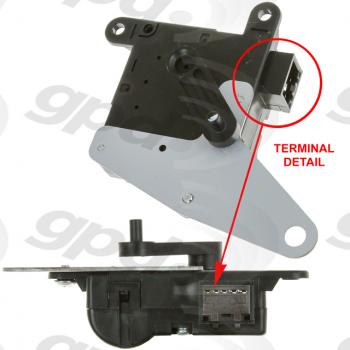 Global Parts Distributors 1711918 HVAC Heater Blend Door Actuator product image 1 of 1