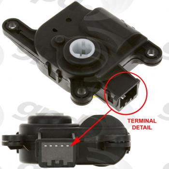 Global Parts Distributors 1711923 HVAC Heater Blend Door Actuator product image 1 of 1