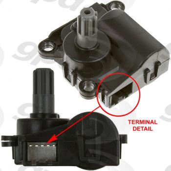 Global Parts Distributors 1711924 HVAC Heater Blend Door Actuator product image 1 of 1