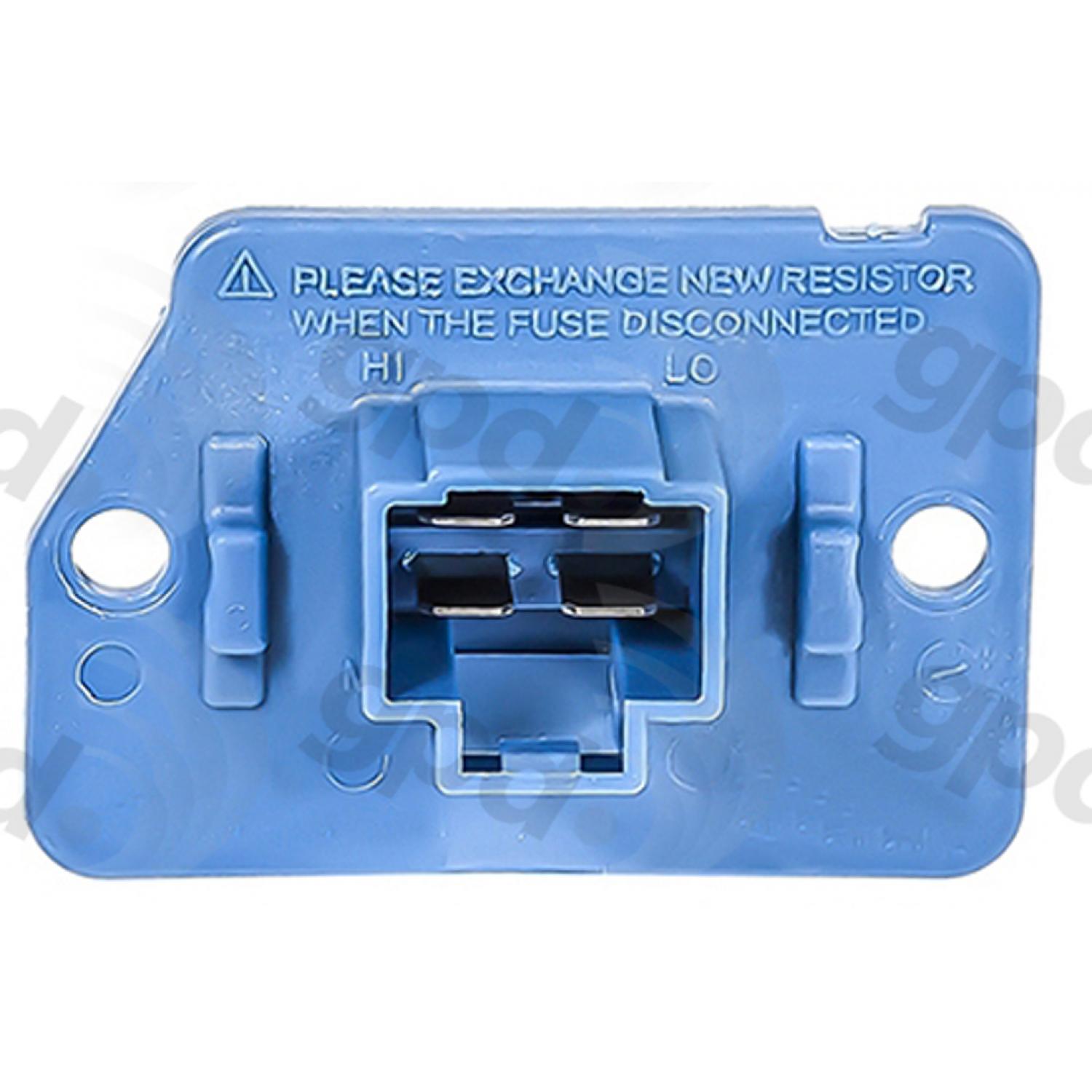 Global Parts Distributors 1712216 HVAC Blower Motor Resistor product image 1 of 2