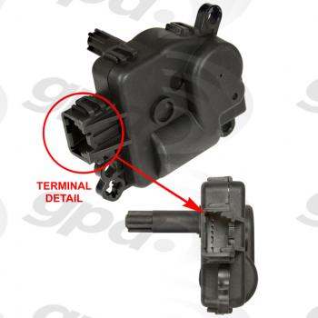 Global Parts Distributors 1712235 HVAC Heater Blend Door Actuator product image 1 of 1