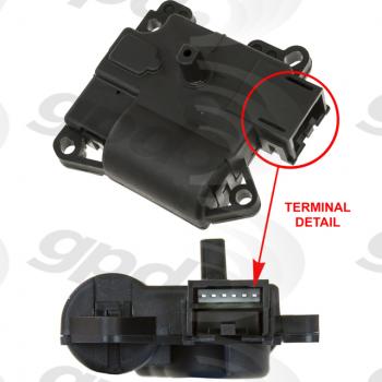 Global Parts Distributors 1712269 HVAC Heater Blend Door Actuator product image 1 of 1