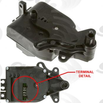 Global Parts Distributors 1712279 HVAC Heater Blend Door Actuator product image 1 of 1