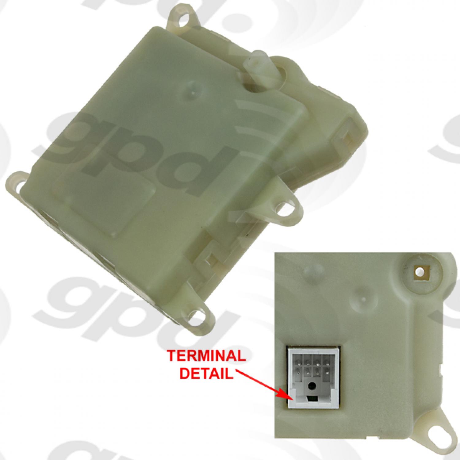 Global Parts Distributors 1712293 HVAC Heater Blend Door Actuator product image 1 of 1