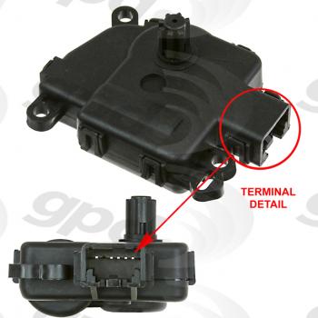 Global Parts Distributors 1712294 HVAC Heater Blend Door Actuator product image 1 of 1