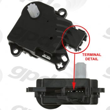 Global Parts Distributors 1712296 HVAC Heater Blend Door Actuator product image 1 of 1