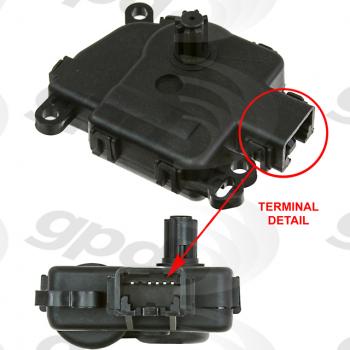 Global Parts Distributors 1712300 HVAC Heater Blend Door Actuator product image 1 of 1
