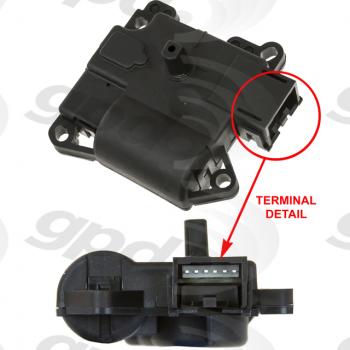 Global Parts Distributors 1712301 HVAC Recirculation Door Actuator product image 1 of 1