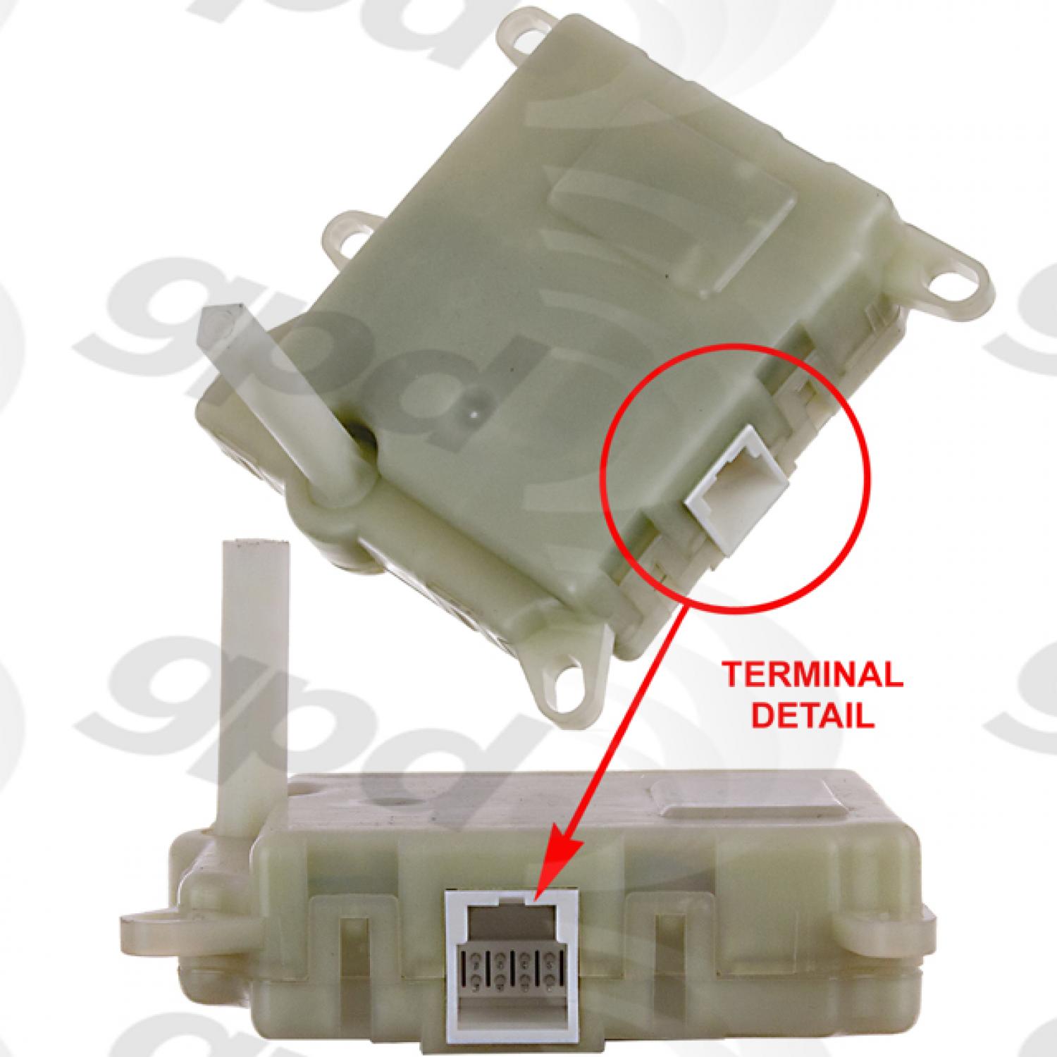 Global Parts Distributors 1712303 HVAC Heater Blend Door Actuator product image 1 of 1