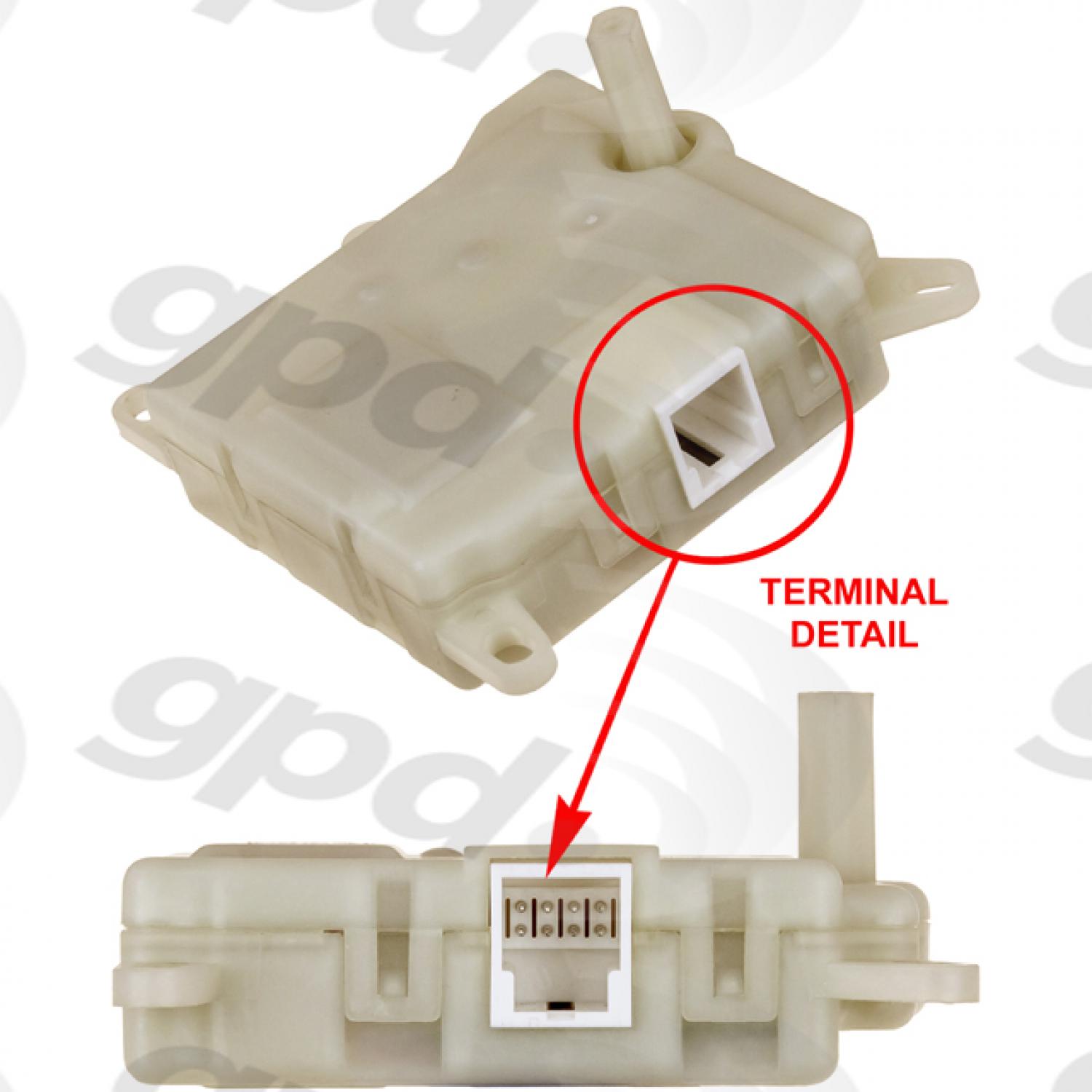 Global Parts Distributors 1712304 HVAC Heater Blend Door Actuator product image 1 of 1