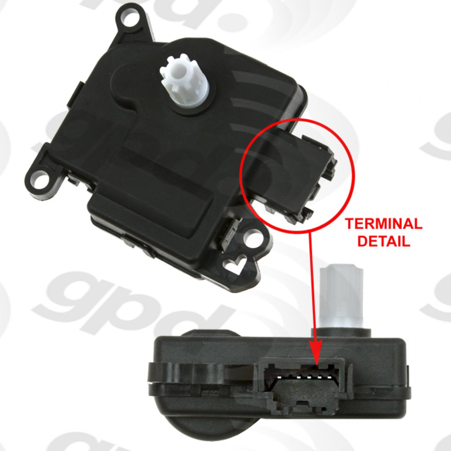 Global Parts Distributors 1712305 HVAC Heater Blend Door Actuator product image 1 of 1