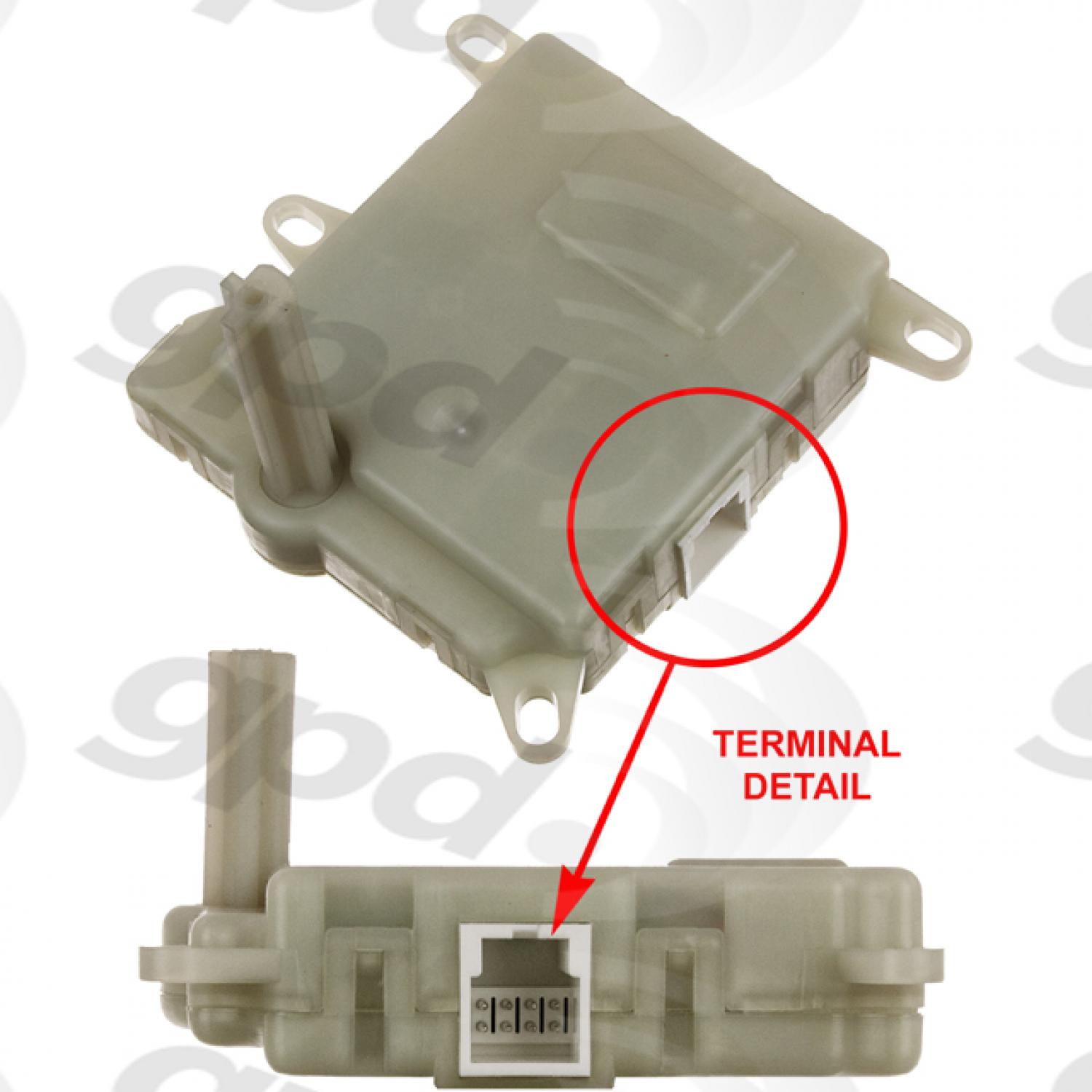 Global Parts Distributors 1712306 HVAC Heater Blend Door Actuator product image 1 of 1