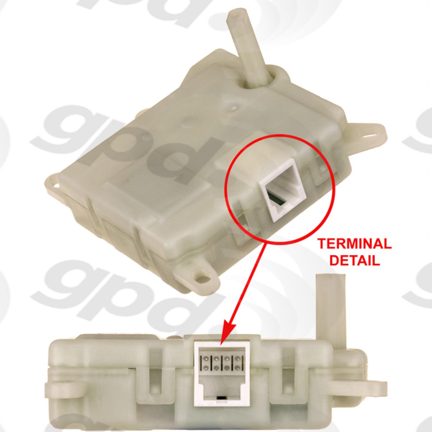 Global Parts Distributors 1712310 HVAC Mode Door Actuator product image 1 of 1