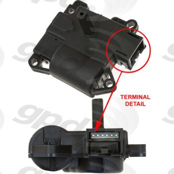 Global Parts Distributors 1712311 HVAC Heater Blend Door Actuator product image 1 of 1