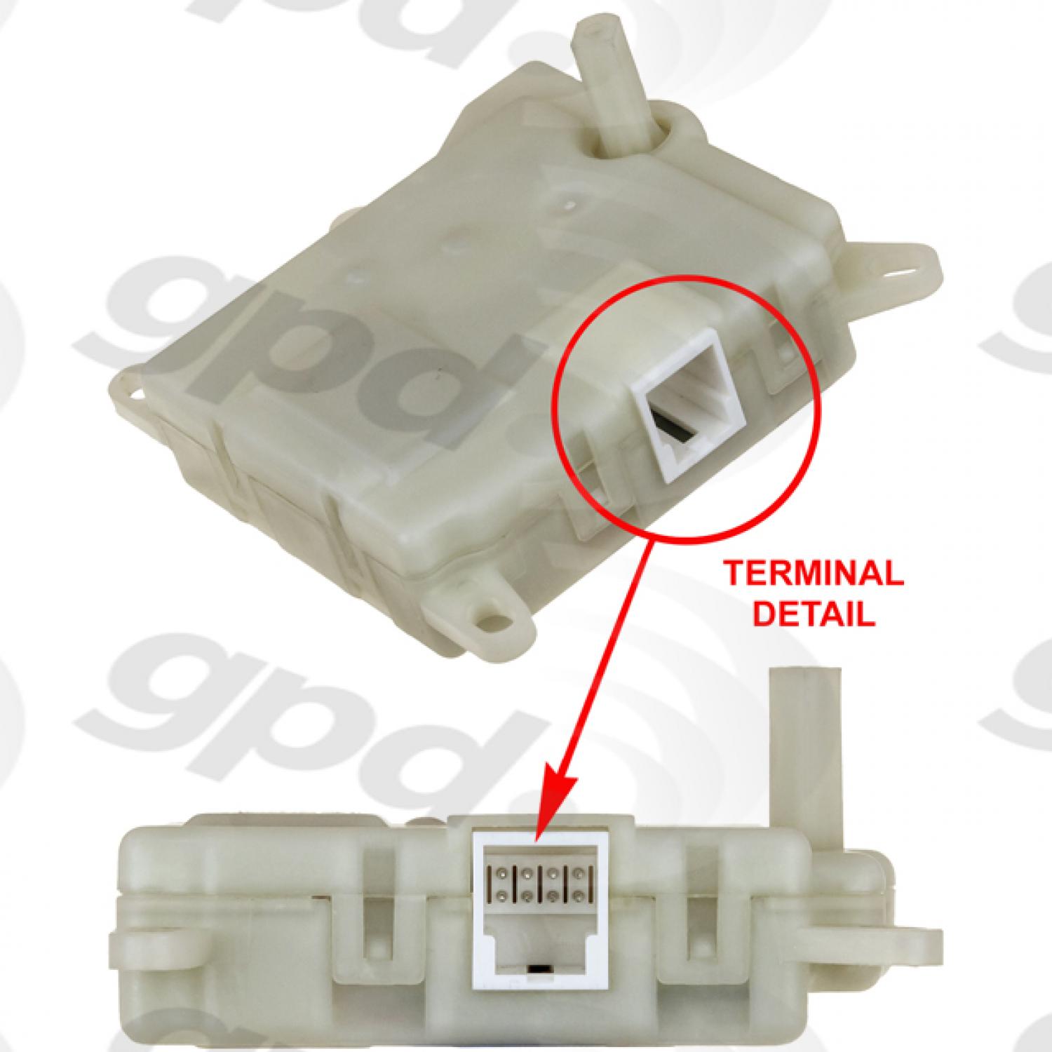 Global Parts Distributors 1712314 HVAC Heater Blend Door Actuator product image 1 of 1