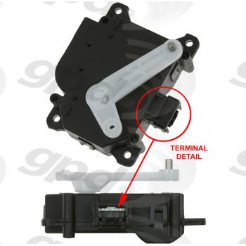 Global Parts Distributors 1712319 HVAC Heater Blend Door Actuator product image 1 of 1