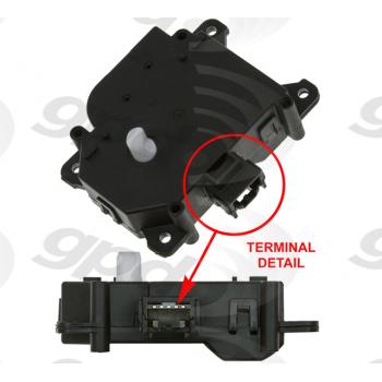 Global Parts Distributors 1712320 HVAC Mode Door Actuator product image 1 of 1