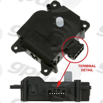 Global Parts Distributors 1712324 HVAC Recirculation Door Actuator product image 1 of 1
