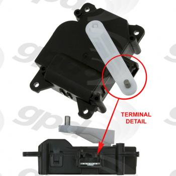 Global Parts Distributors 1712326 HVAC Heater Blend Door Actuator product image 1 of 1