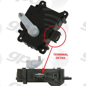 Global Parts Distributors 1712328 HVAC Heater Blend Door Actuator product image 1 of 1