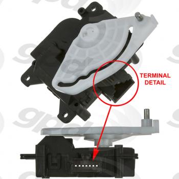 Global Parts Distributors 1712334 HVAC Mode Door Actuator product image 1 of 1