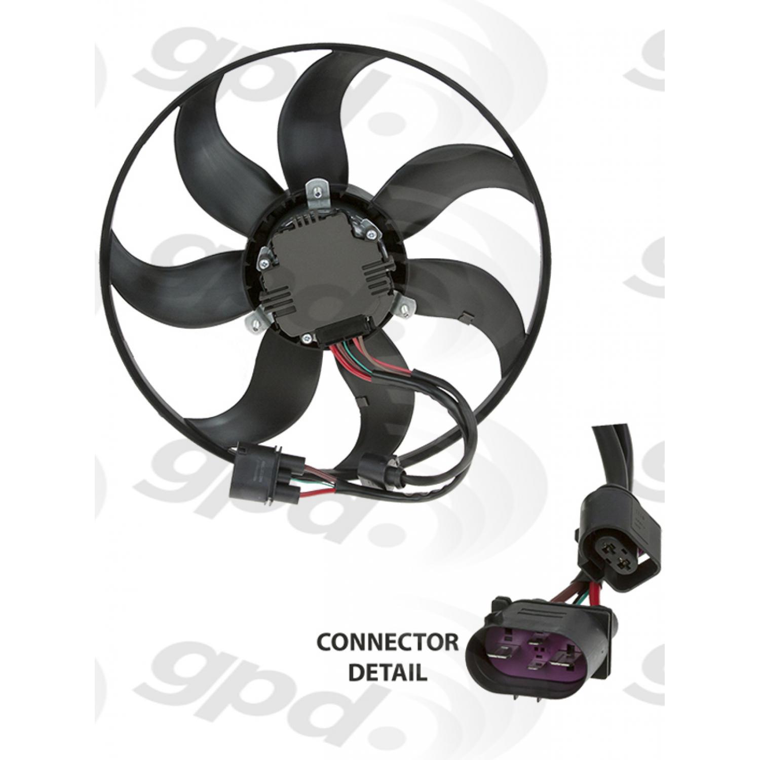 Global Parts Distributors 1712436 Engine Cooling Control Module product image 1 of 1