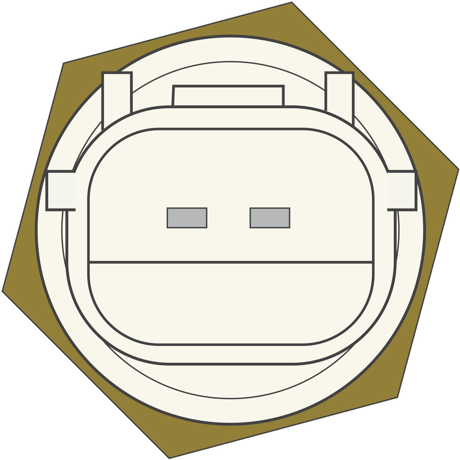 Global Parts Distributors 1712488 Engine Coolant Temperature Sensor product image 2 of 2