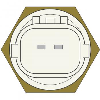Global Parts Distributors 1712511 Engine Coolant Temperature Sensor product image 2 of 2