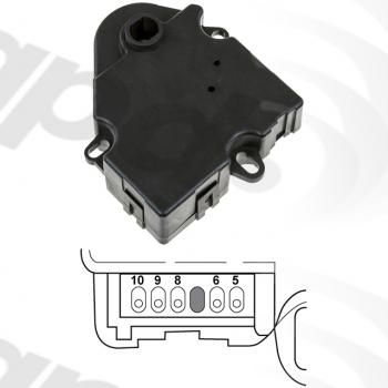 Global Parts Distributors 1712755 HVAC Heater Blend Door Actuator product image 1 of 1