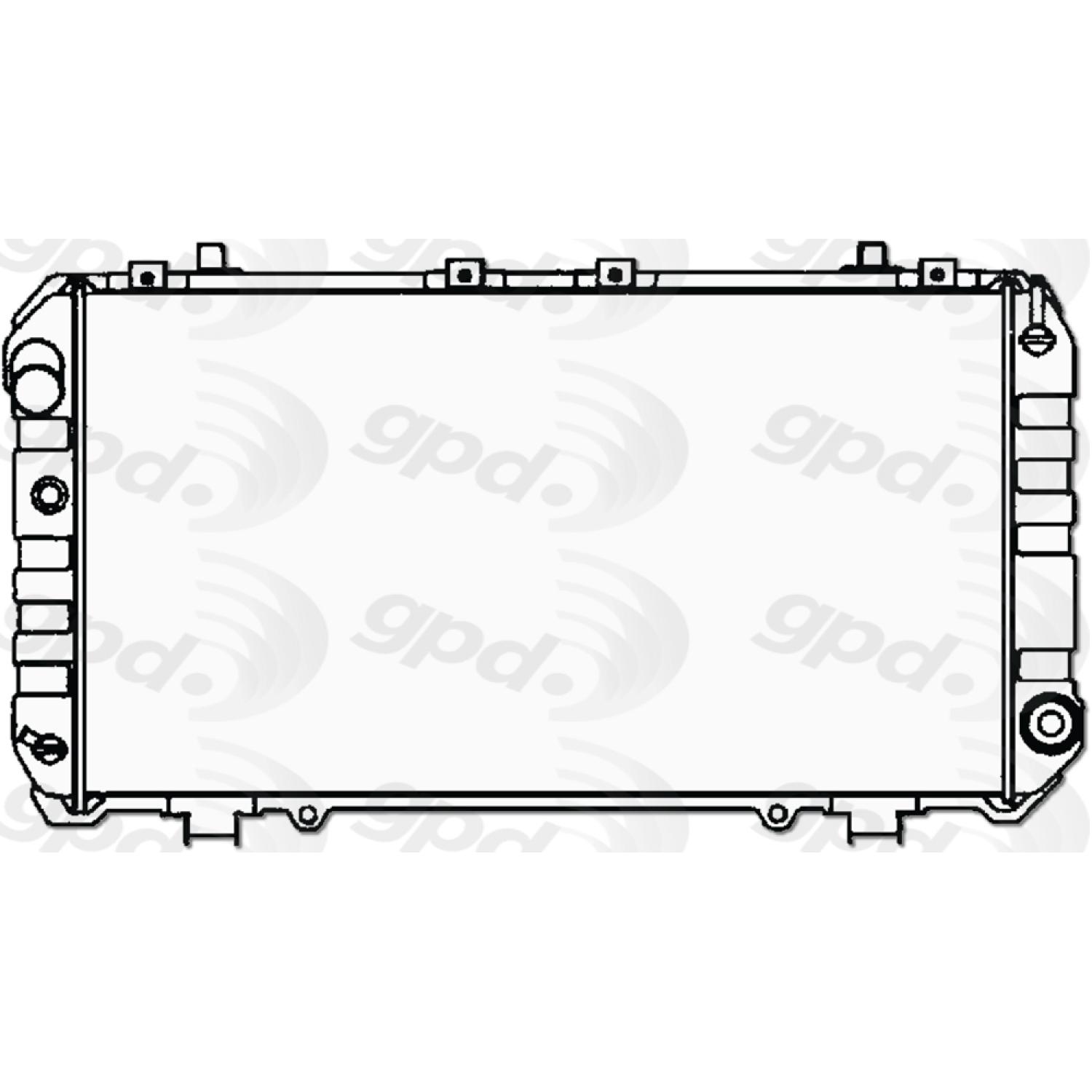 Global Parts Distributors 2142 Radiator product image 1 of 1