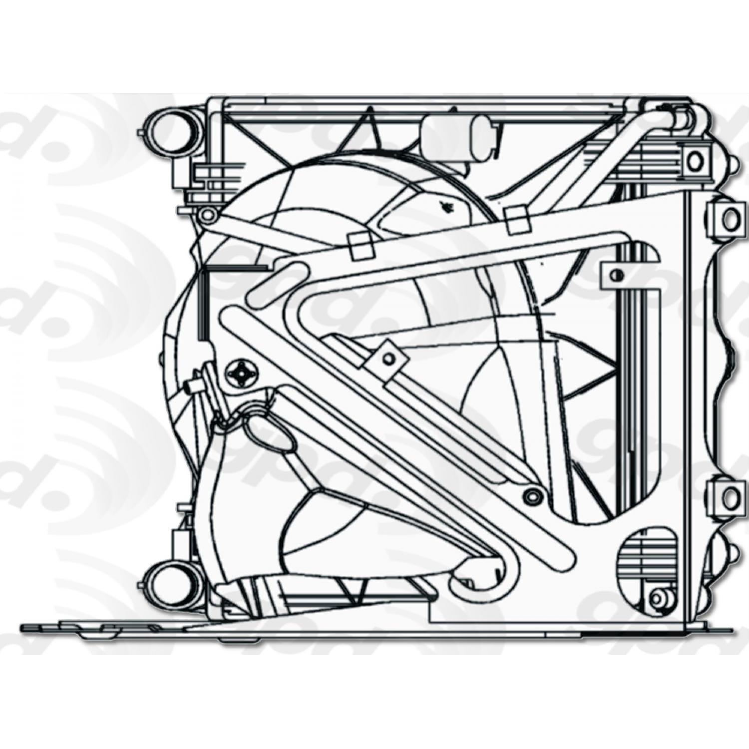 Global Parts Distributors 2289 Radiator product image 1 of 1