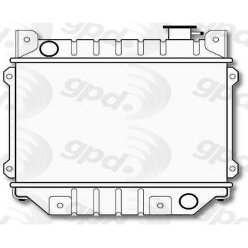 Global Parts Distributors 241 - Radiator Global Parts Distributors 241 Radiator product image 1 of 1