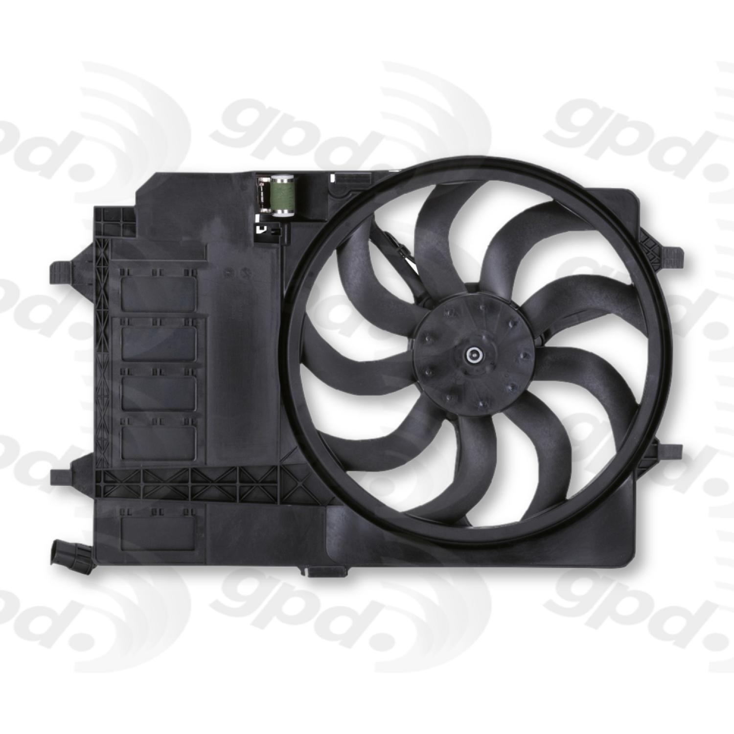 Global Parts Distributors 2811648 Engine Cooling Fan Assembly product image 1 of 2