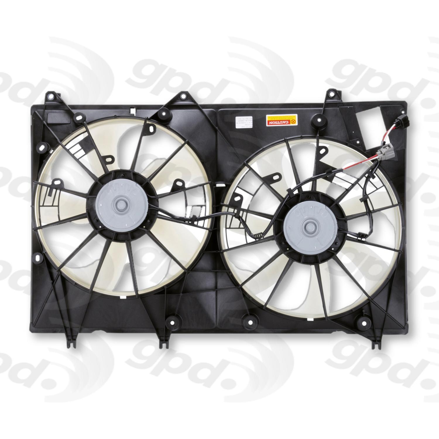 Global Parts Distributors 2811650 Engine Cooling Fan Assembly product image 2 of 2