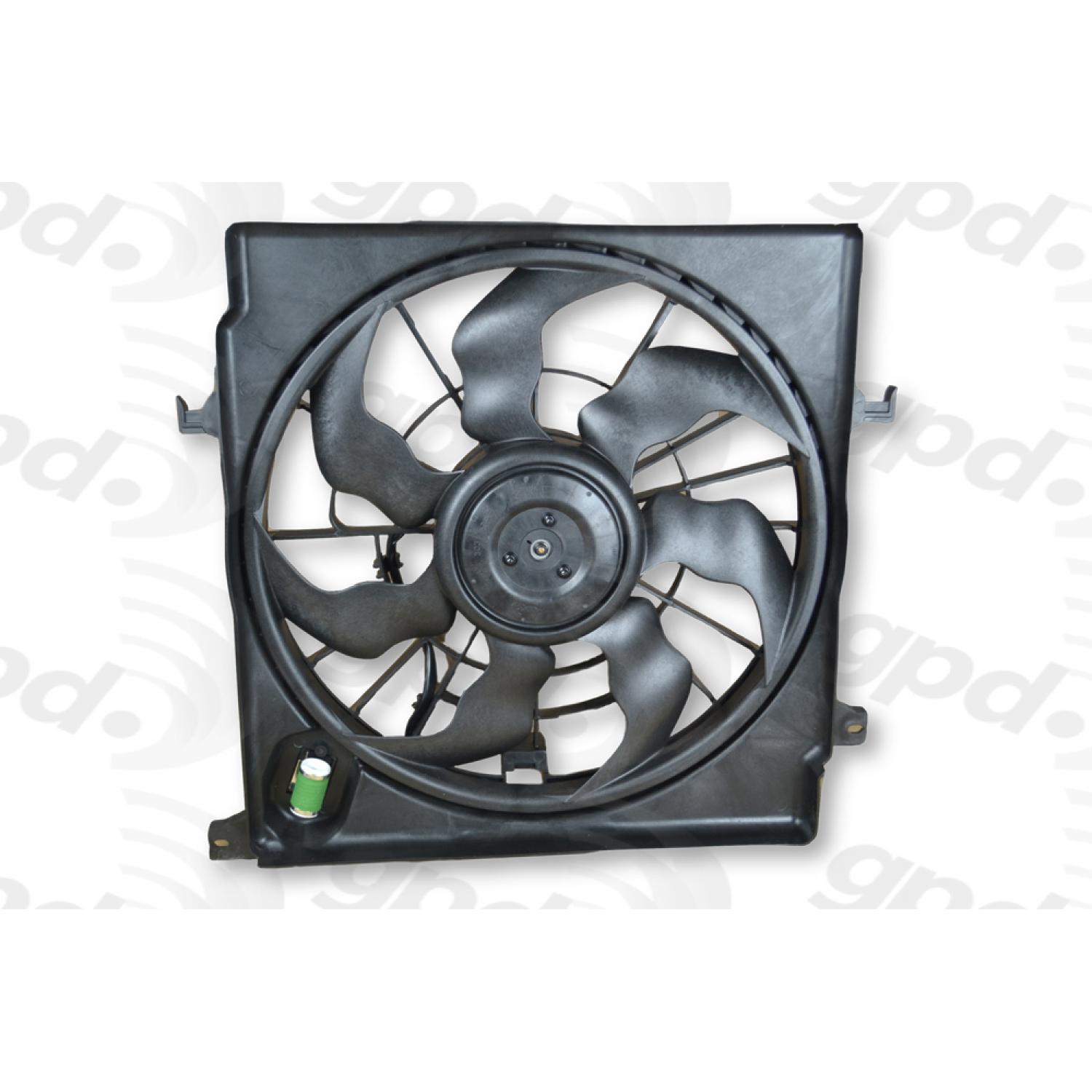 Global Parts Distributors 2811900 Engine Cooling Fan Assembly product image 2 of 2